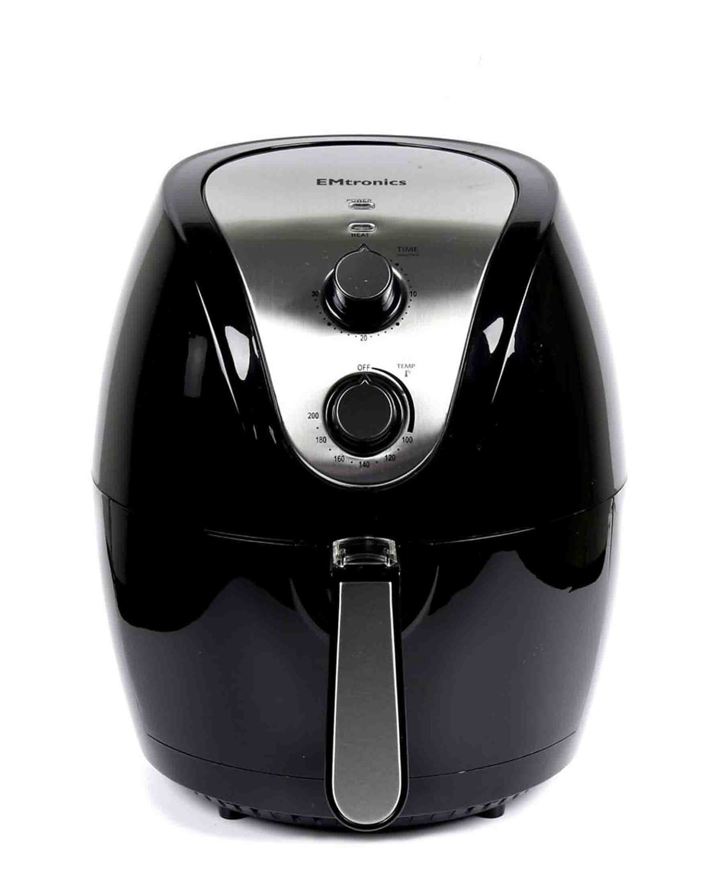 EMtronics Large Analogue Family 4.5L Air Fryer - Black