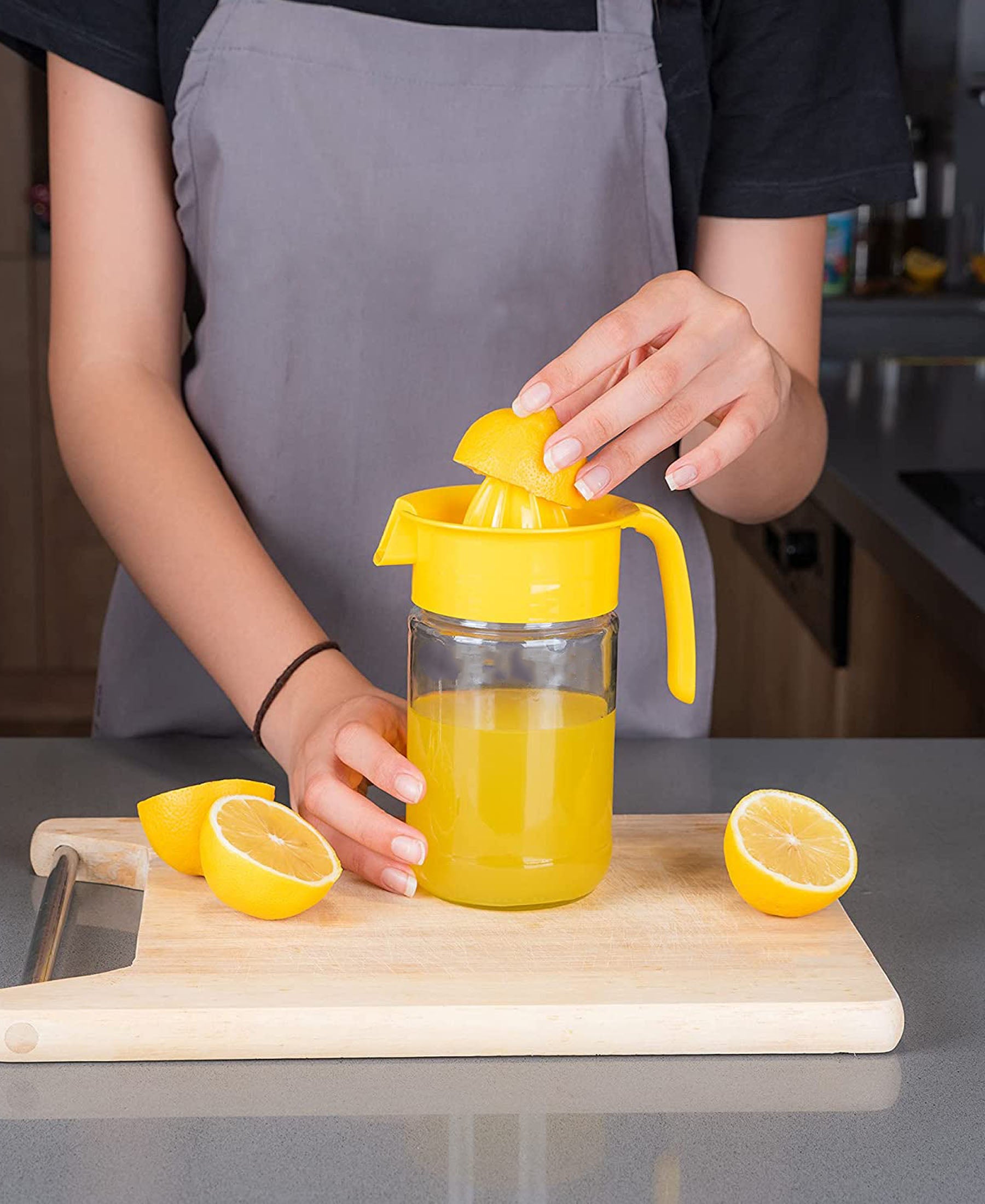 Excellent Houseware 660ml Citrus Press - Yellow