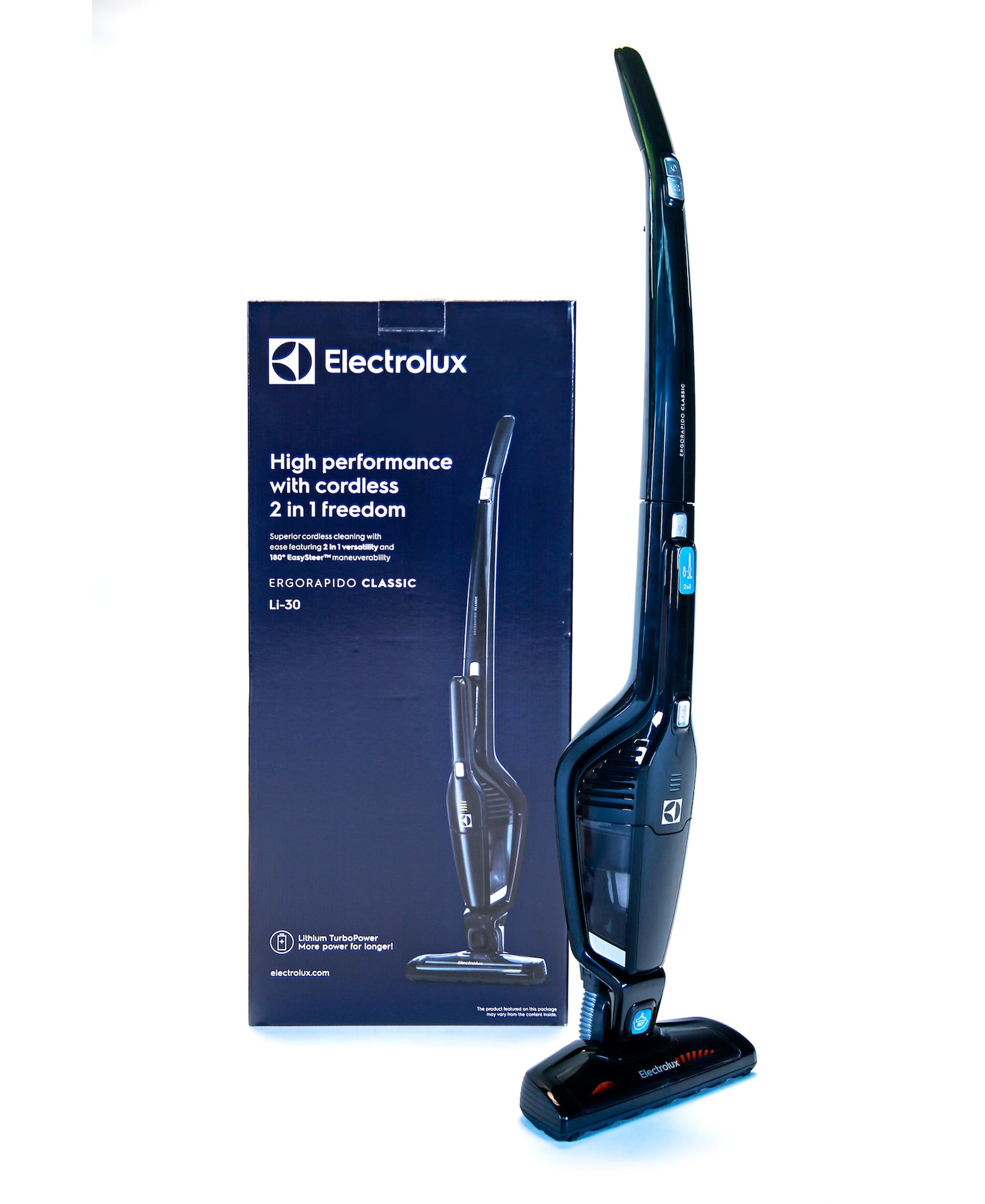 Electrolux 2 In 1 Battery & Portable Cleaner - Black