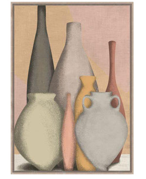 Elemental Range Pastel Vases Frame - Pink