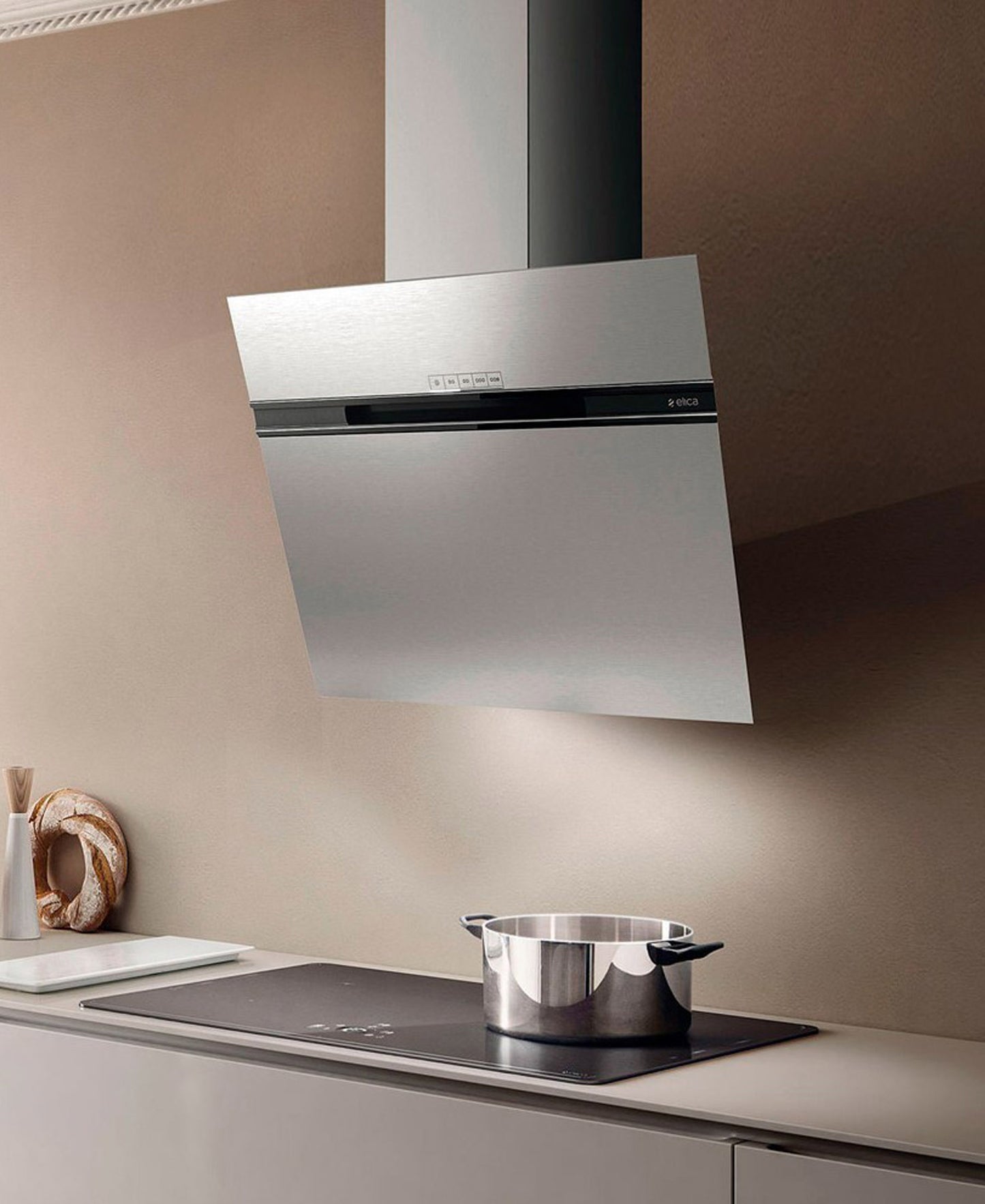 Elica 90cm Vertical Cooker Hood Stainless Steel