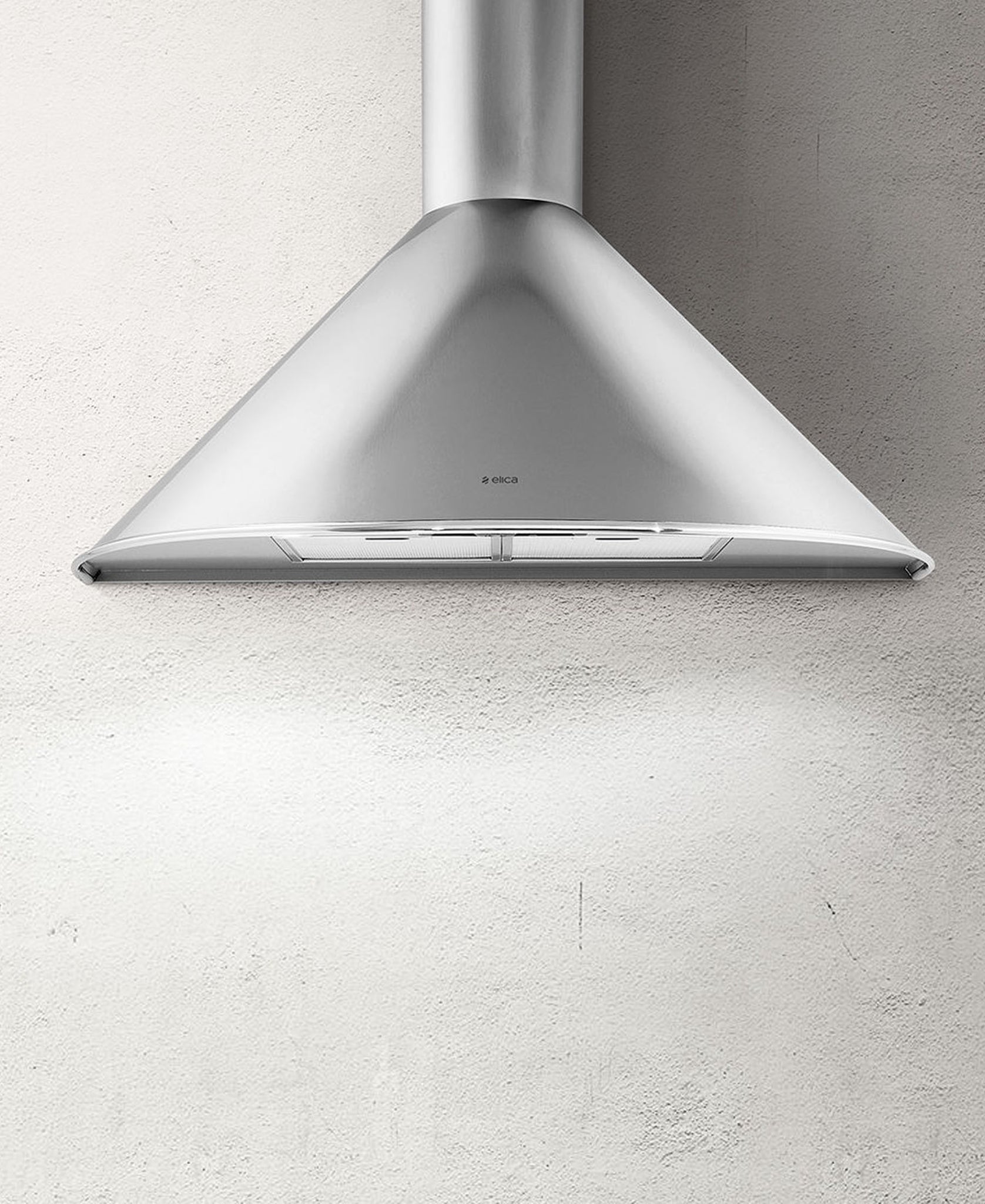 ELICA 60CM CONE SHAPED COOKER HOOD WITH CURVED CHIMNEY-10/ELICA TONDA 60