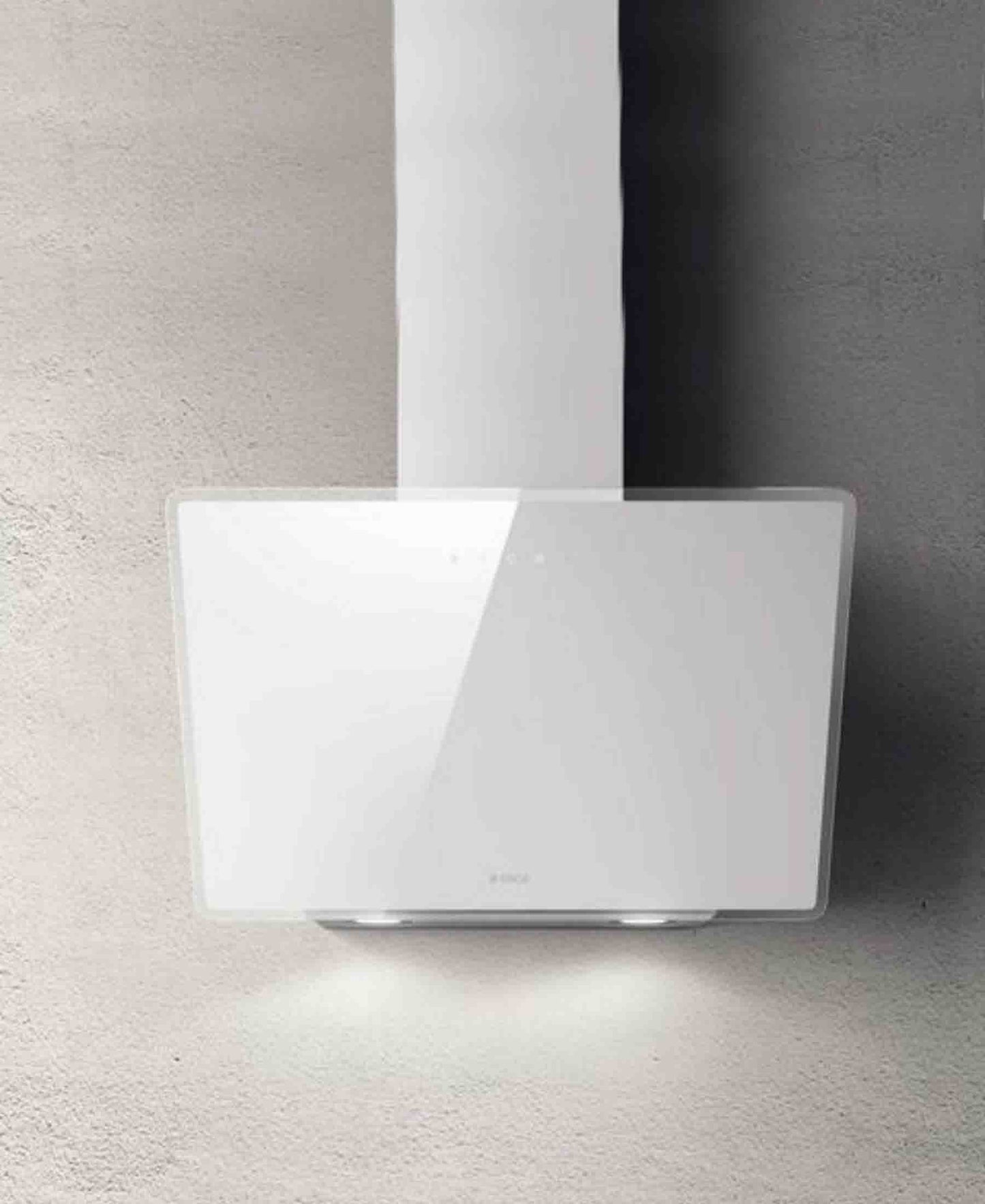 Elica Vertical Glass Cooker Hood - White