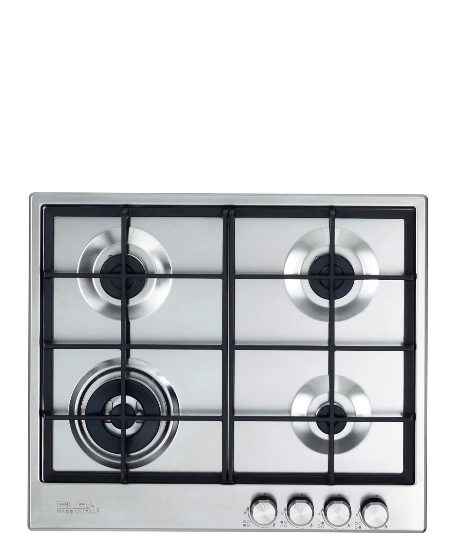 Elba Elio Stainless Steel Hob - Silver