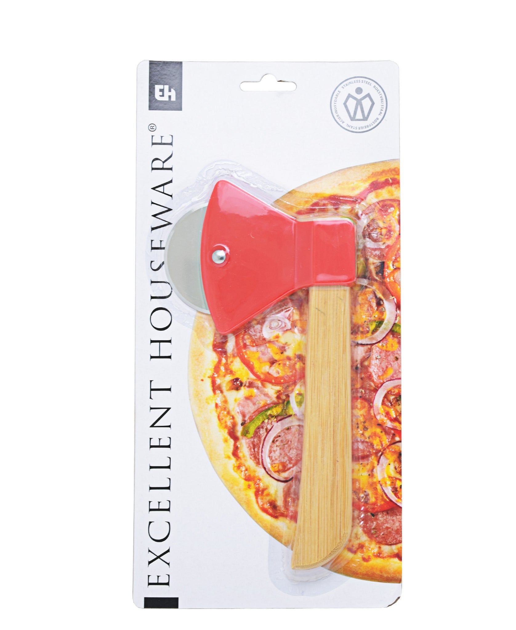 Axe Pizza Cutter Wheel Red The Culinarium