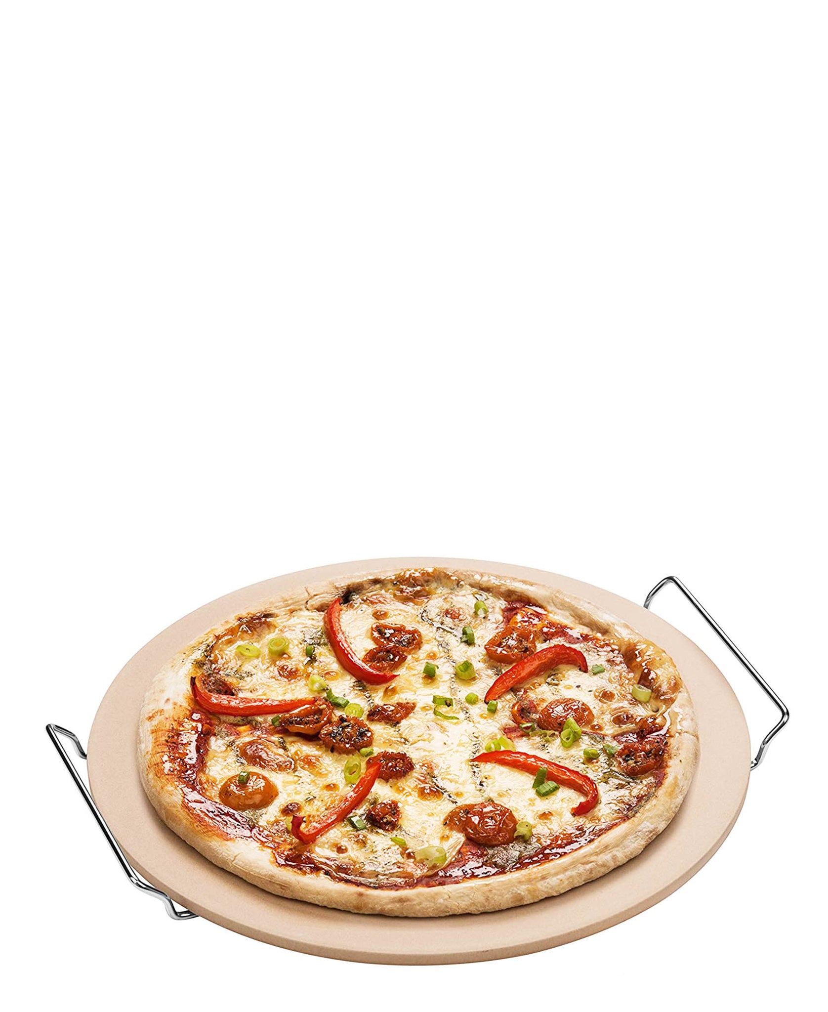 Excellent Houseware 35cm Pizza Stone - White