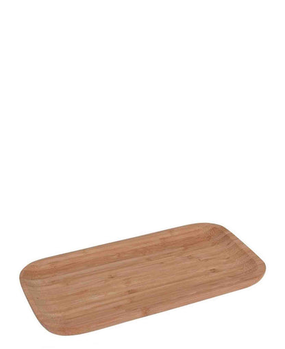 Excellent Houseware Bamboo Serving Tray - Brown