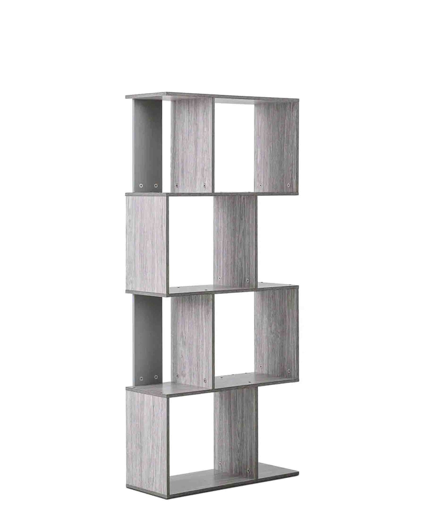 Exotic Designs 4 Shelf Wooden Unit - Grey