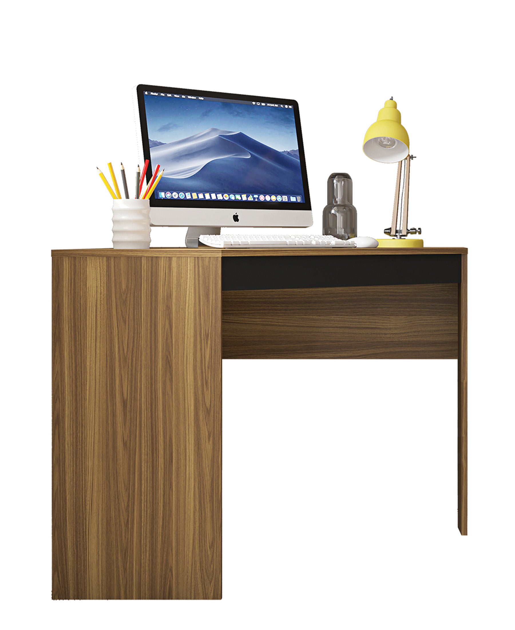 Exotic Designs Recta Corner Desk - Brown