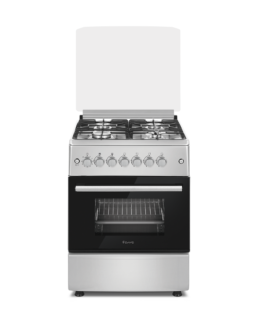 Ferre 60 x 60 Free Standing Gas Cooker - Silver