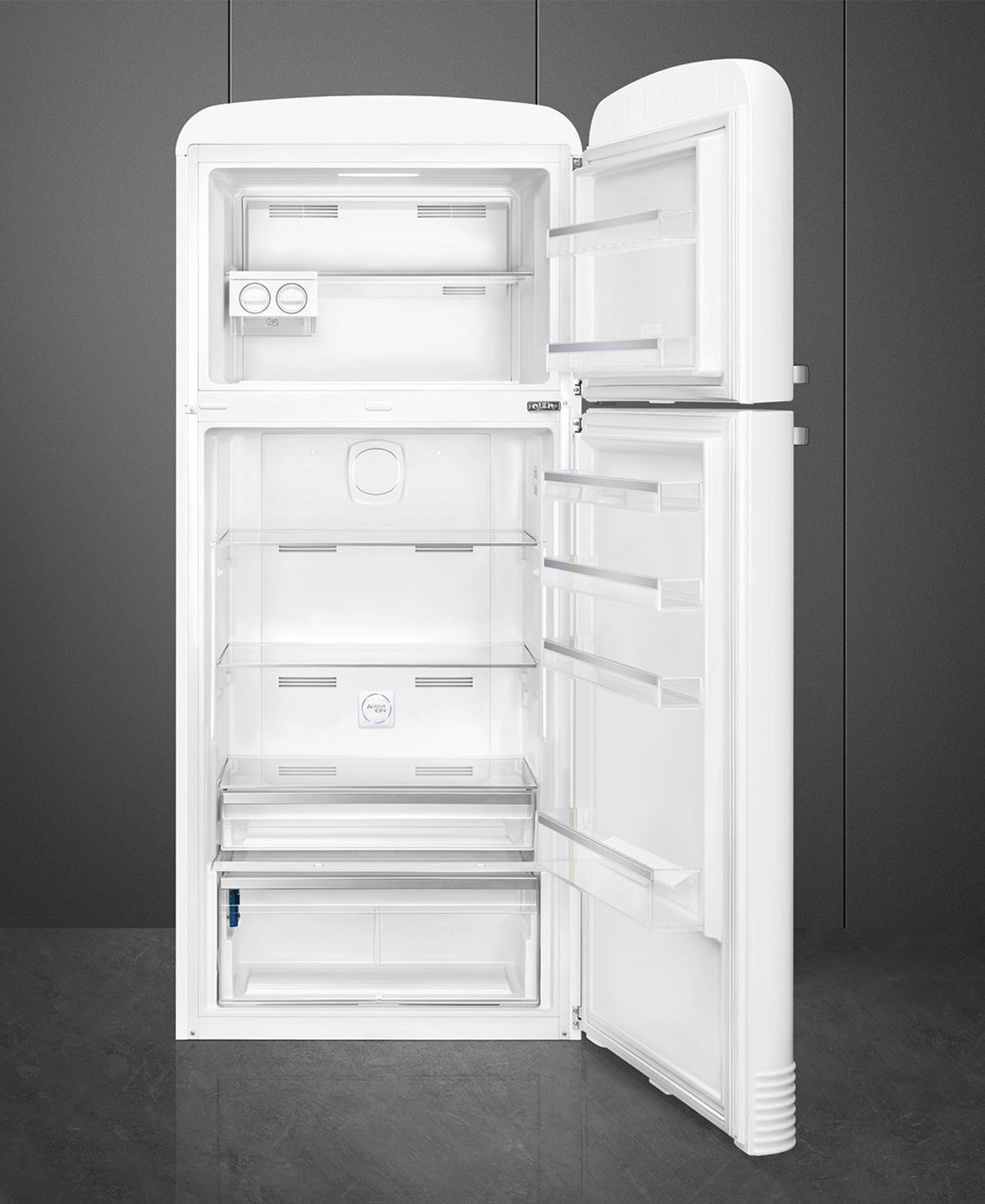Smeg Retro Extra Volume Combination Fridge White The Culinarium