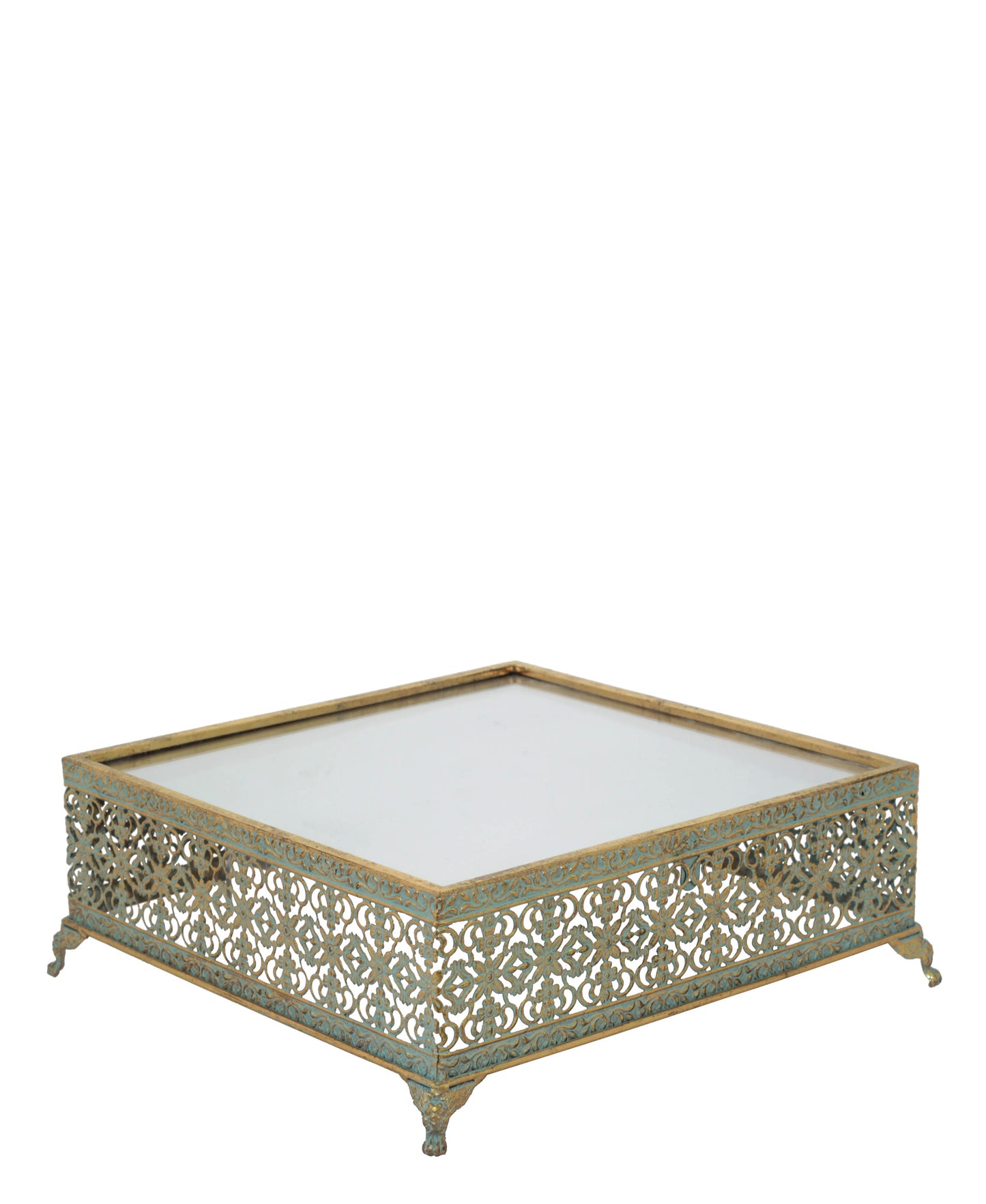 Urban Decor Venice Decor Square Stand 41 x 41cm - Gold