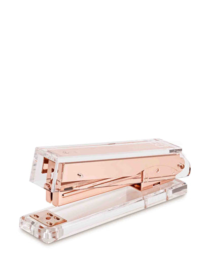 Fine Living Acrylic Stapler - Rose Gold