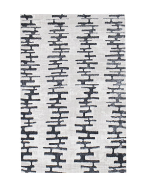 Konya Jagged Carpet 1500mm X 2200mm - Grey