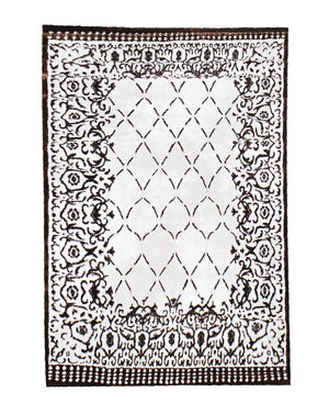 Konya Diamond Carpet 1200mm X 1700mm - Chocolate