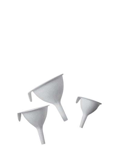 Progressive Set Of 3 Funnels - White