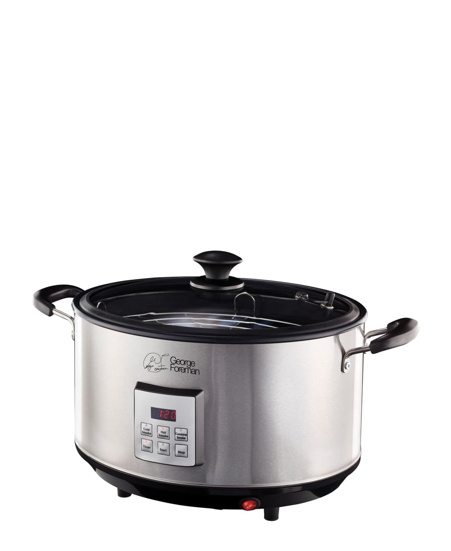 George Foreman 9L Roaster & Smoker – Silver