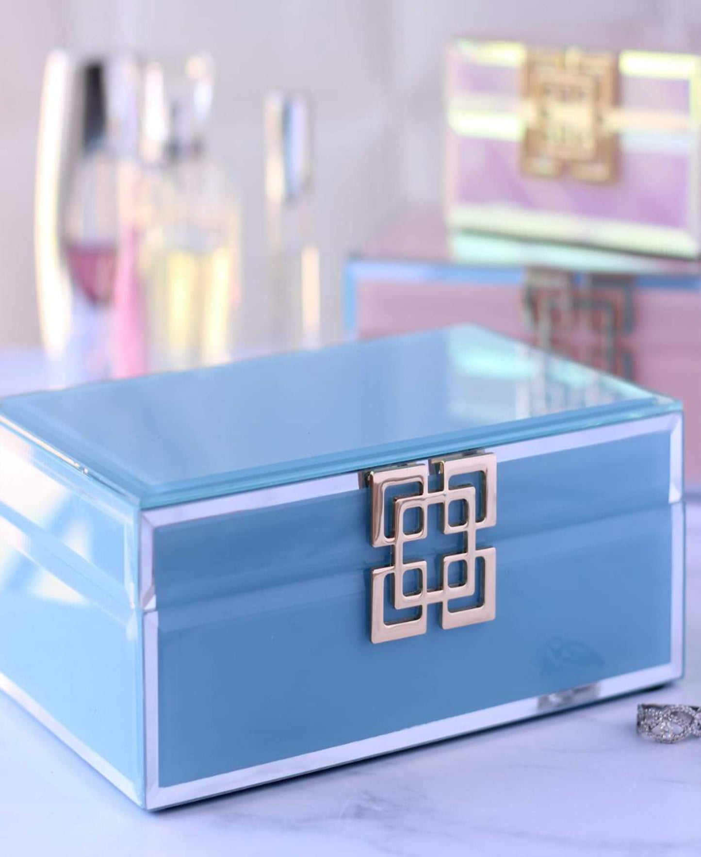 Giovanni Jewelry Box - Duck Egg Blue