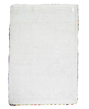 Indian Hand Weaved Circular Carpet 1500mm x 945mm - Assorted