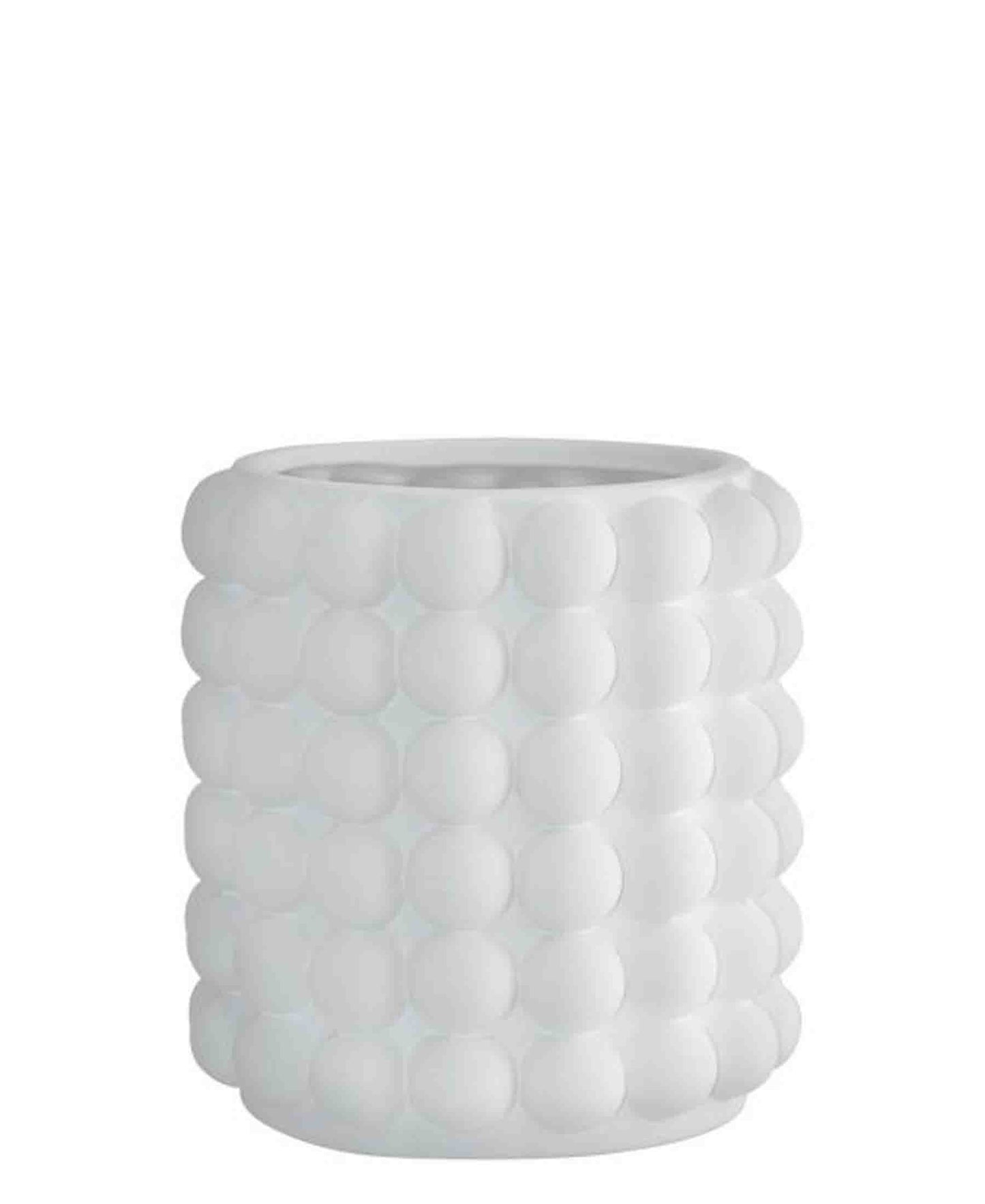 Urban Decor 15cm Bubble Pot - White