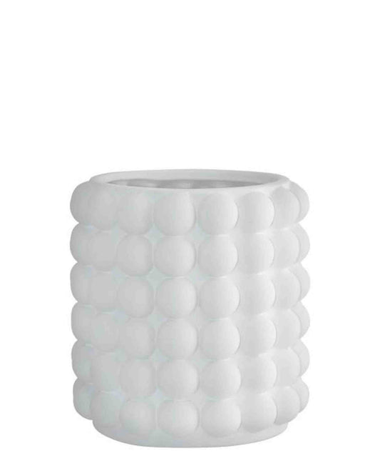 Urban Decor 15cm Bubble Pot - White