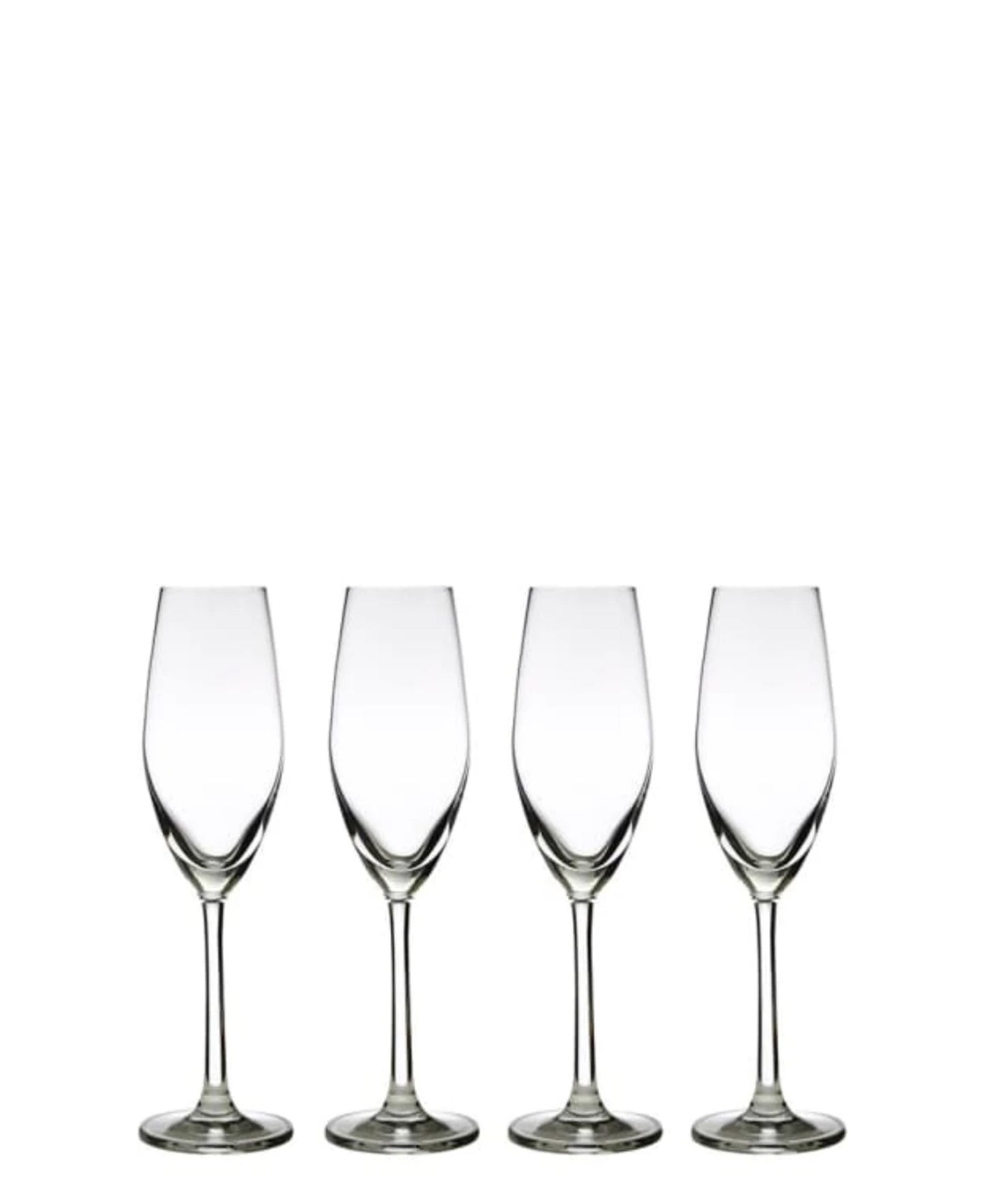 Maxwell & Williams Casa Domani Chiara 4 Piece Flute Glass - Clear