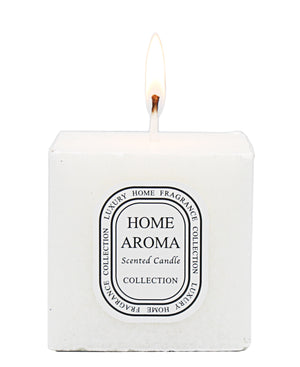 Home Aroma Scented Candle - White