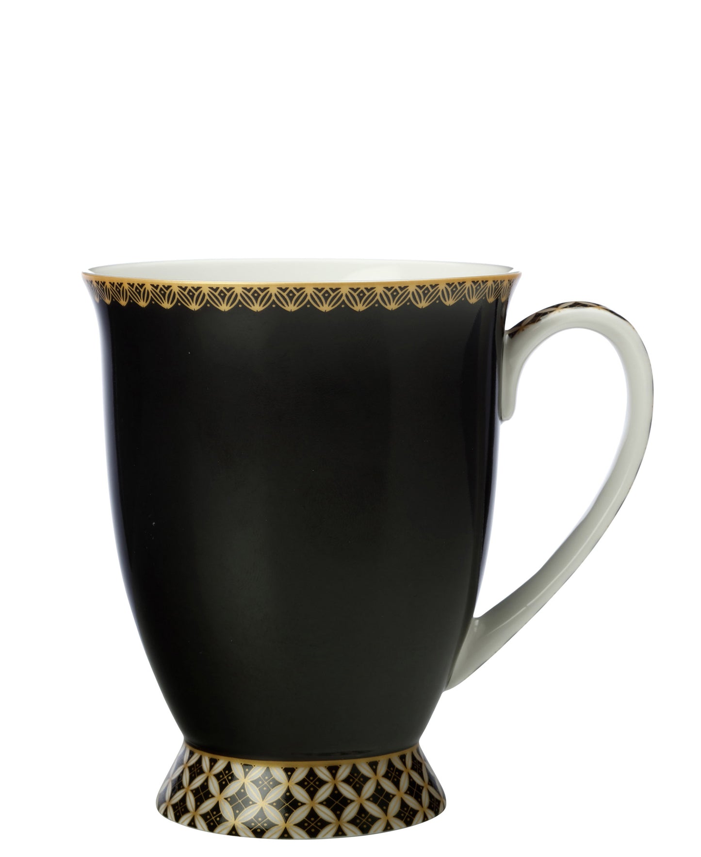 Maxwell & Williams T's & C's Classic Footed Mug 300ML - Black