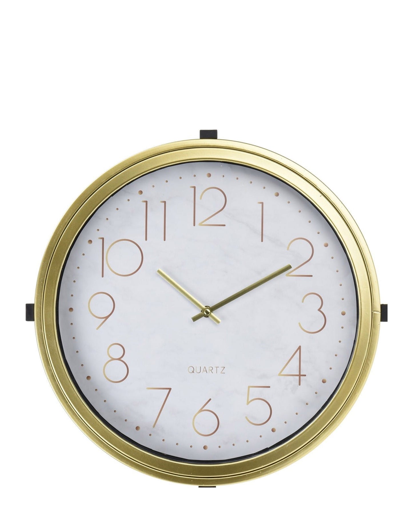 Urban Decor Side Table Clock 42cm - Gold