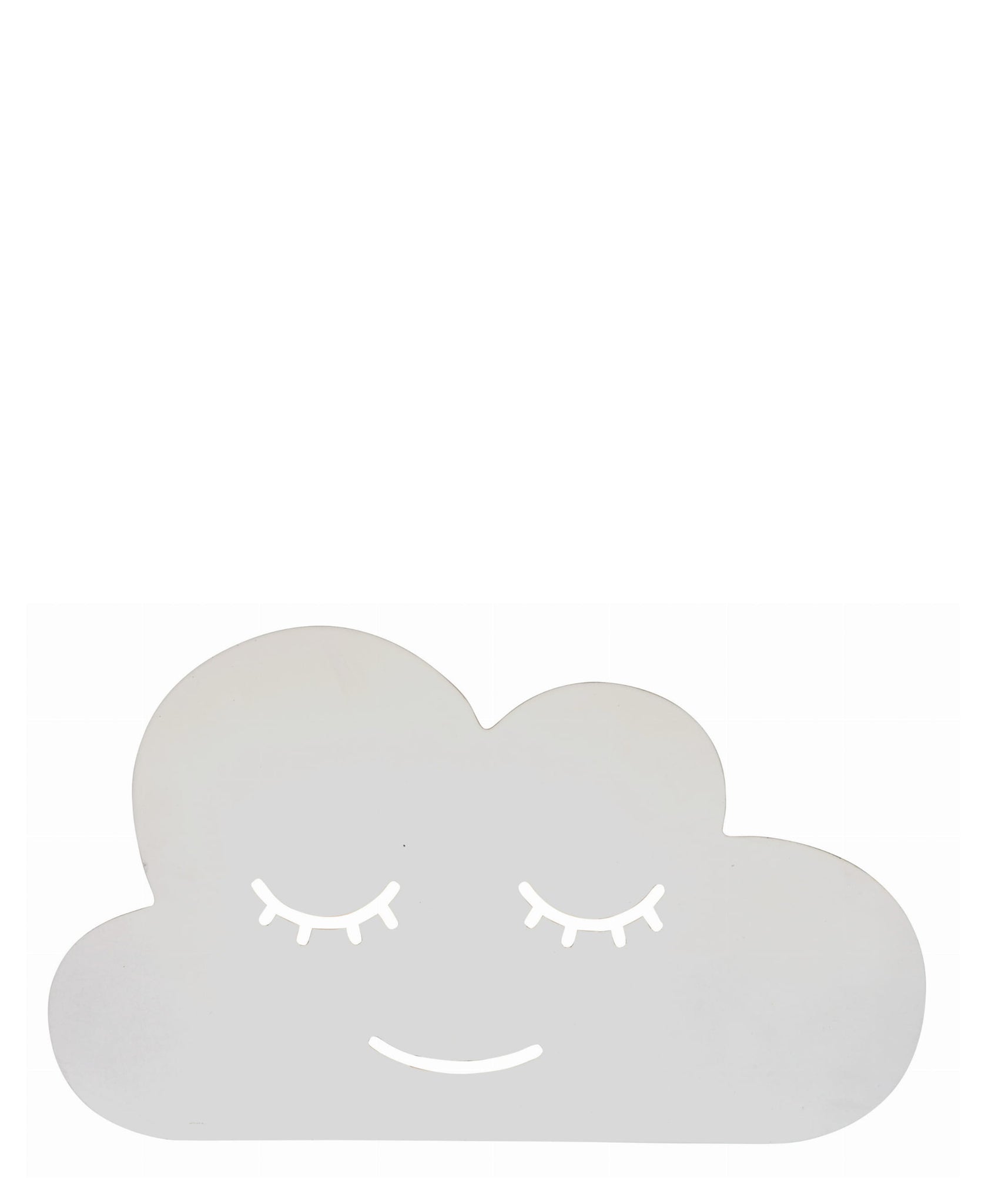 Urban Decor Smiling Cloud LED Night Light - White