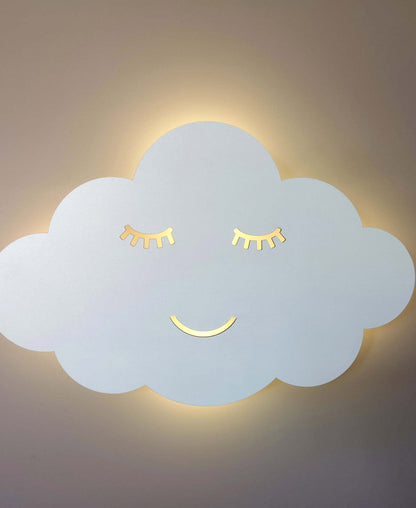Urban Decor Smiling Cloud LED Night Light - White