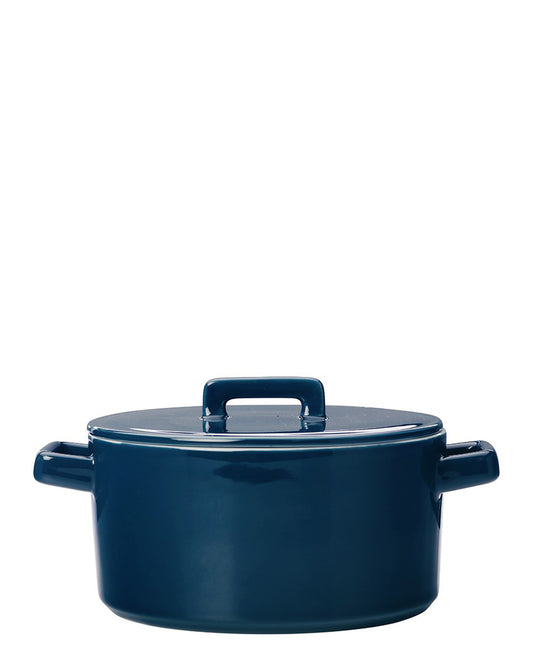 Maxwell & Williams Epicurious Round Casserole 2.6L - Teal