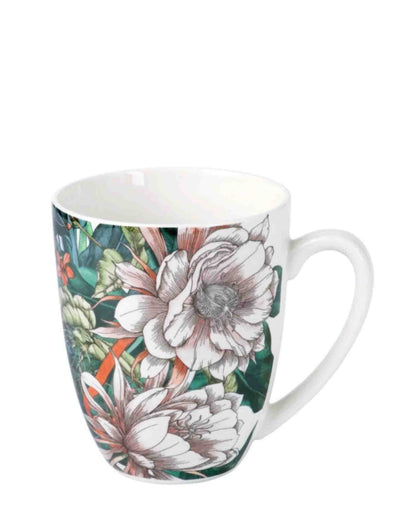 Maxwell & Williams Night Garden Flower Mug - White