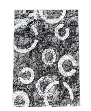 Izmir Linked Carpet 1200mm X 1600mm - Grey