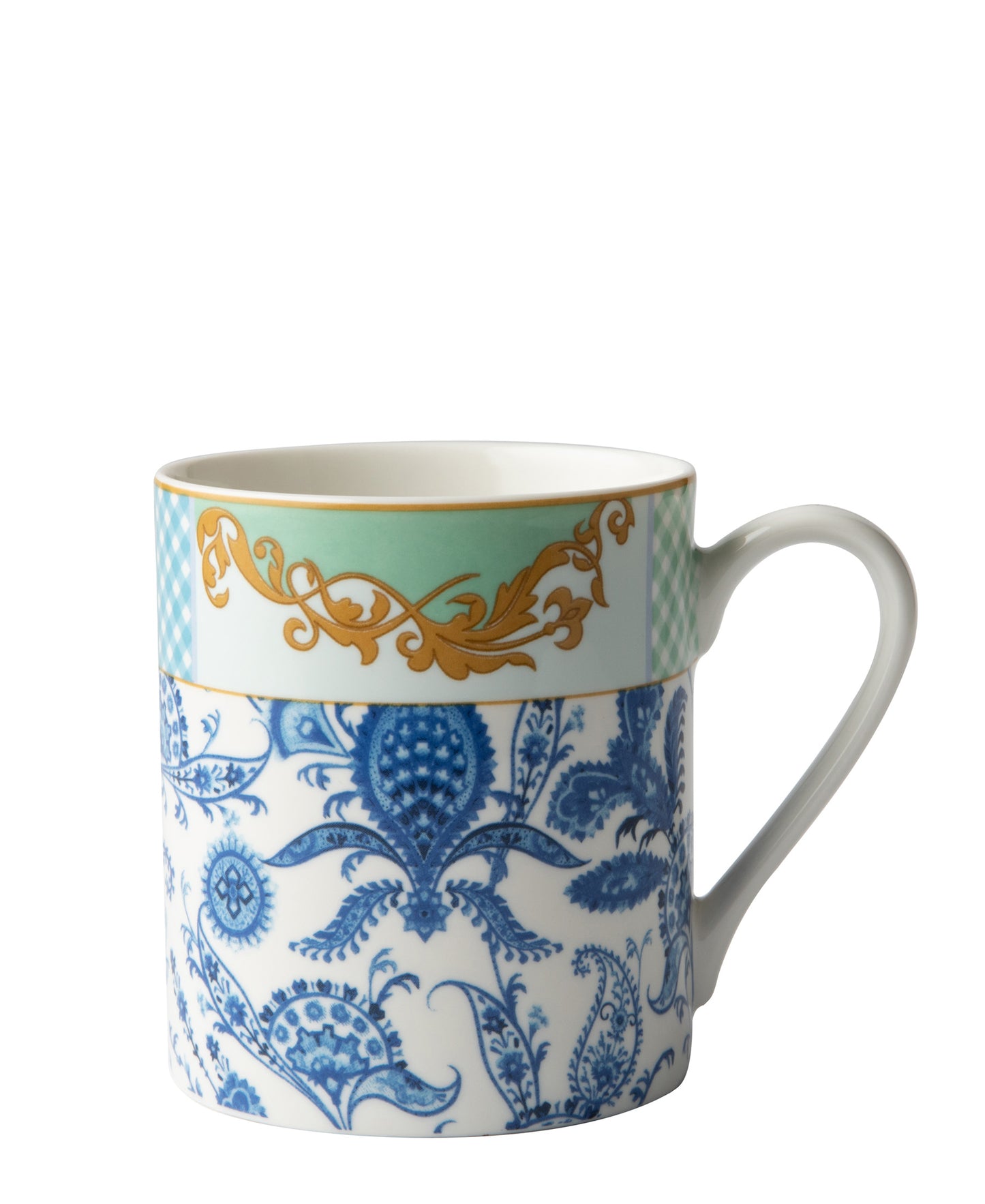 Jenna Clifford Italian Rose 400ml Mug - White & Blue