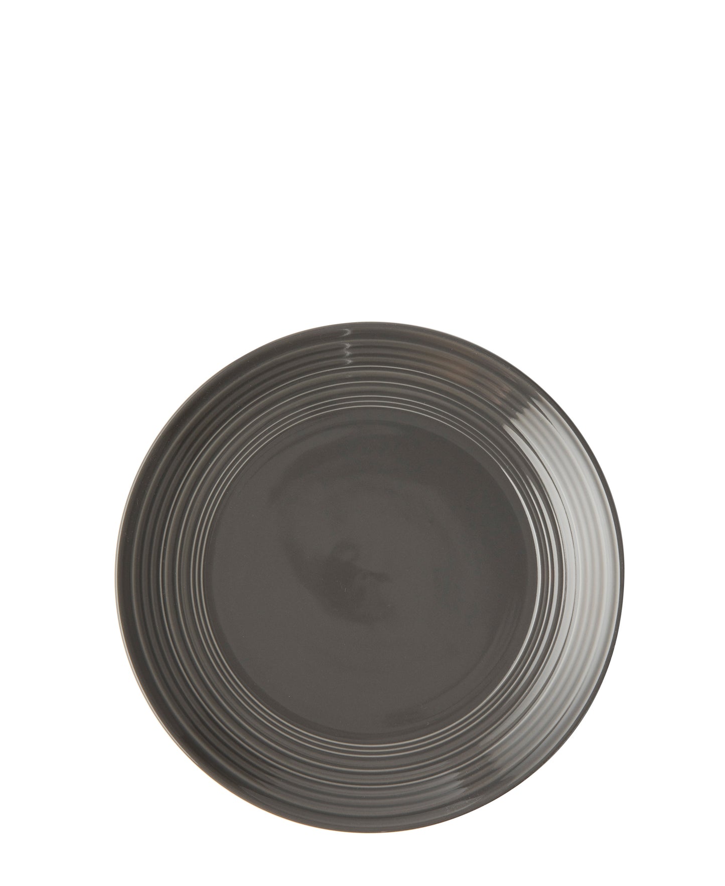 Jenna Clifford Embossed Lines 21cm Side Plate - Dark Grey