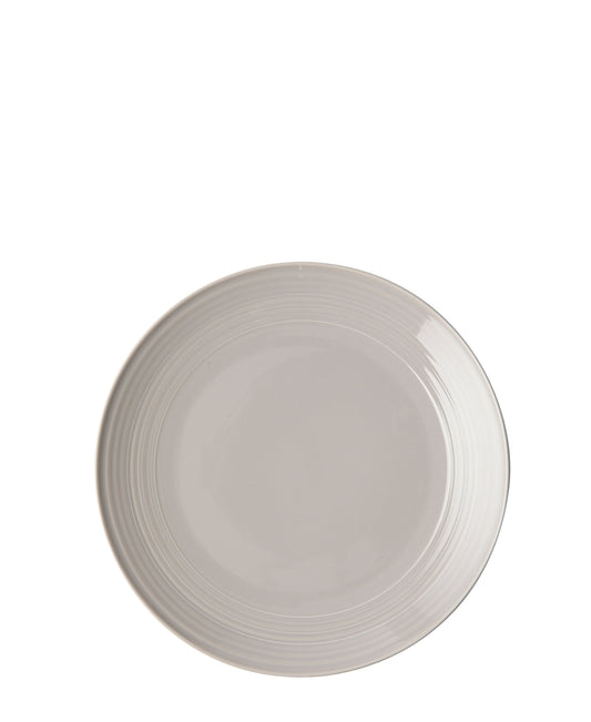 Jenna Clifford Embossed Lines 21cm Side Plate - Light Grey