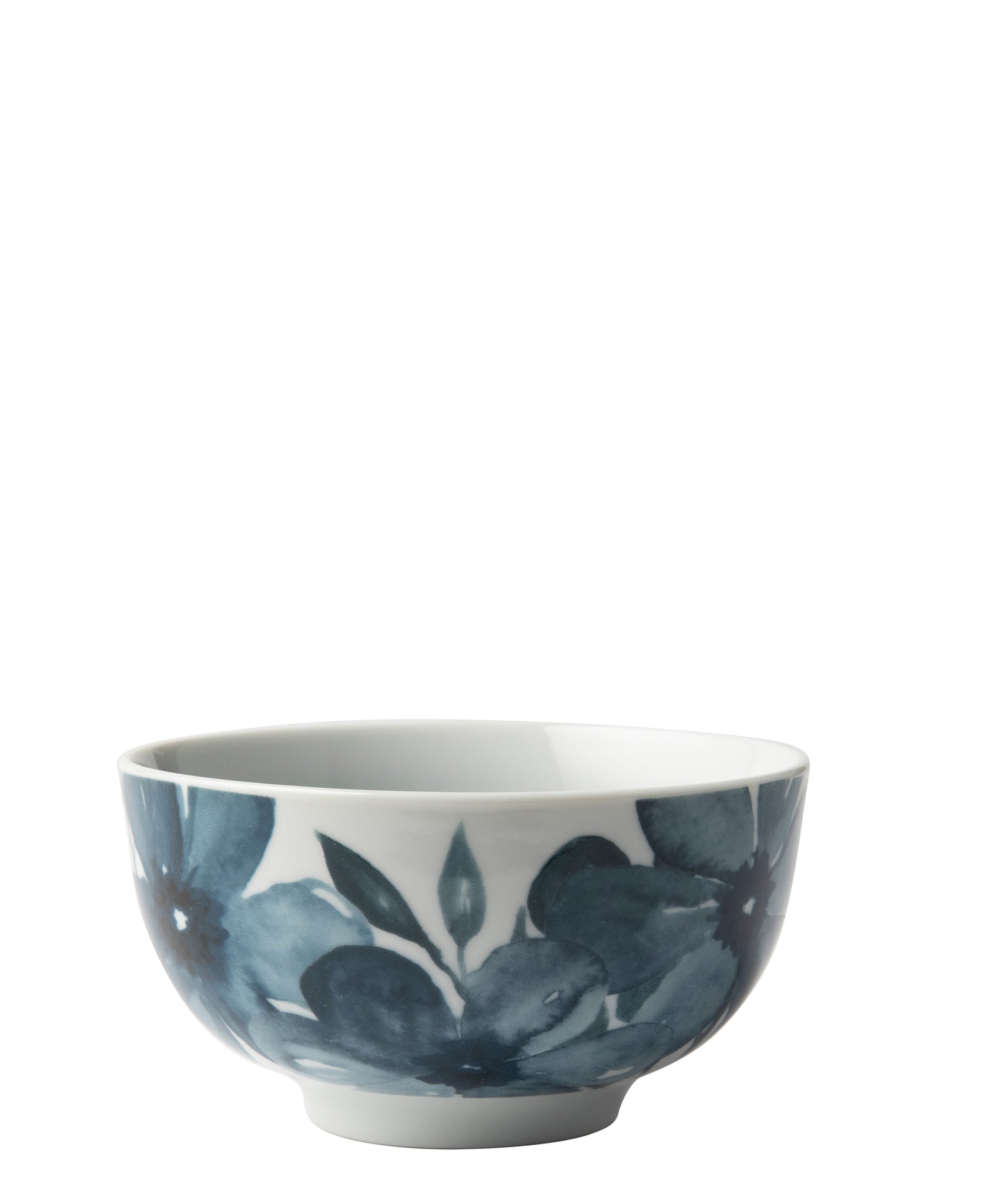 Jenna Clifford Blue Floral 11cm Nibble Bowl - White & Blue