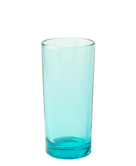 Jenna Clifford 4 Piece Hi Ball Glass 280ml - Light Blue