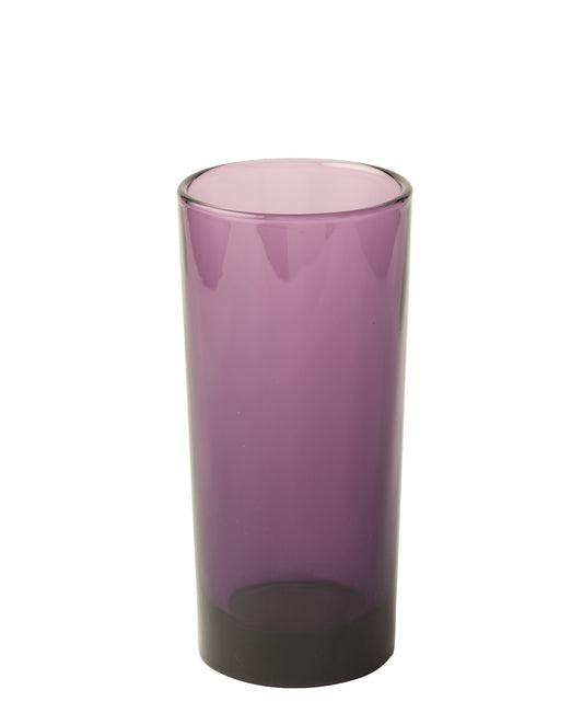 Jenna Clifford 4 Piece Hi Ball Glass 280ml - Purple