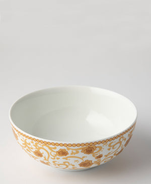 Jenna Clifford Milk & Honey Cereal Bowl 4 Piece - White & Gold