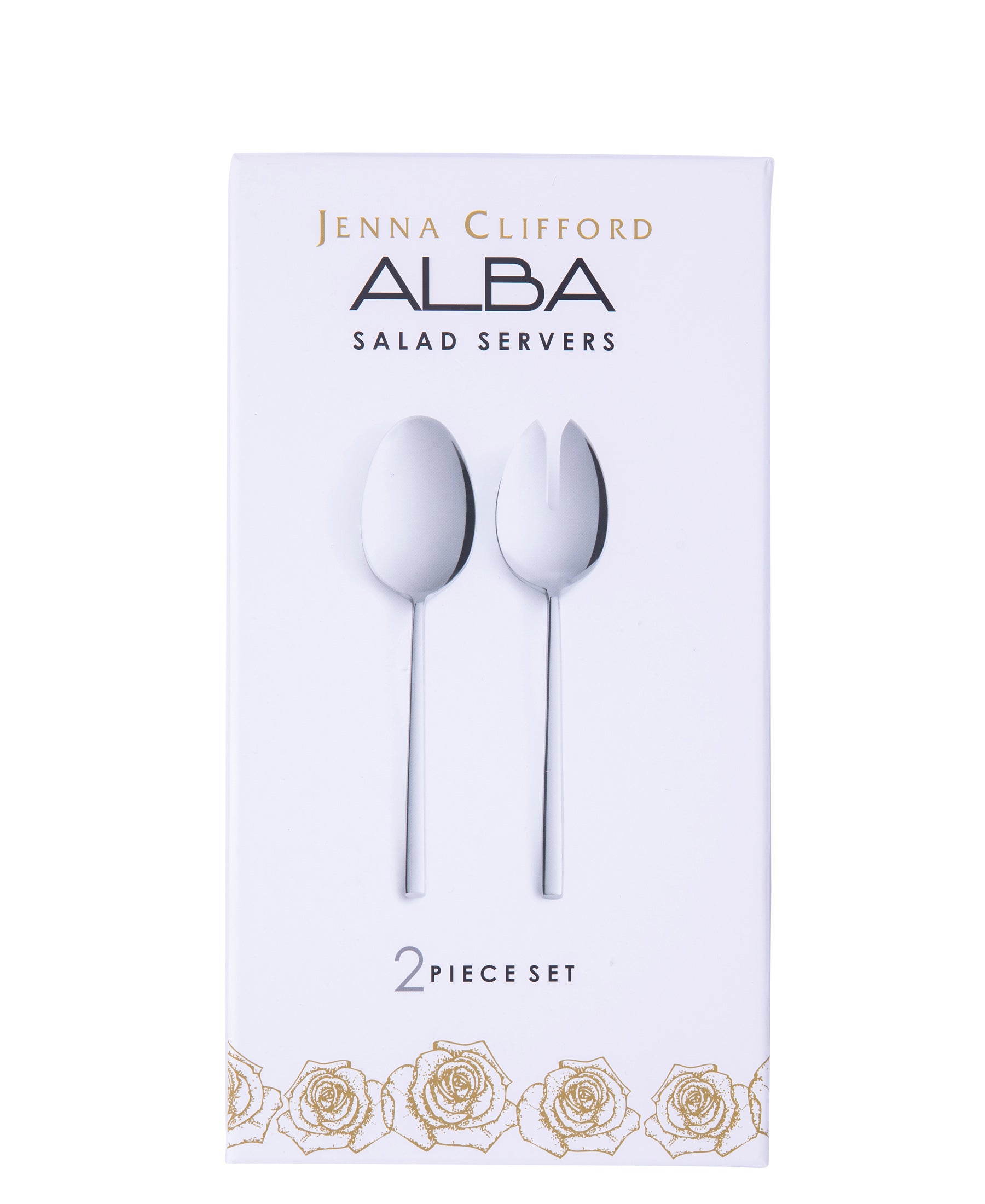 Jenna Clifford Alba Salad Server - Silver