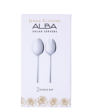 Jenna Clifford Alba Salad Server - Silver