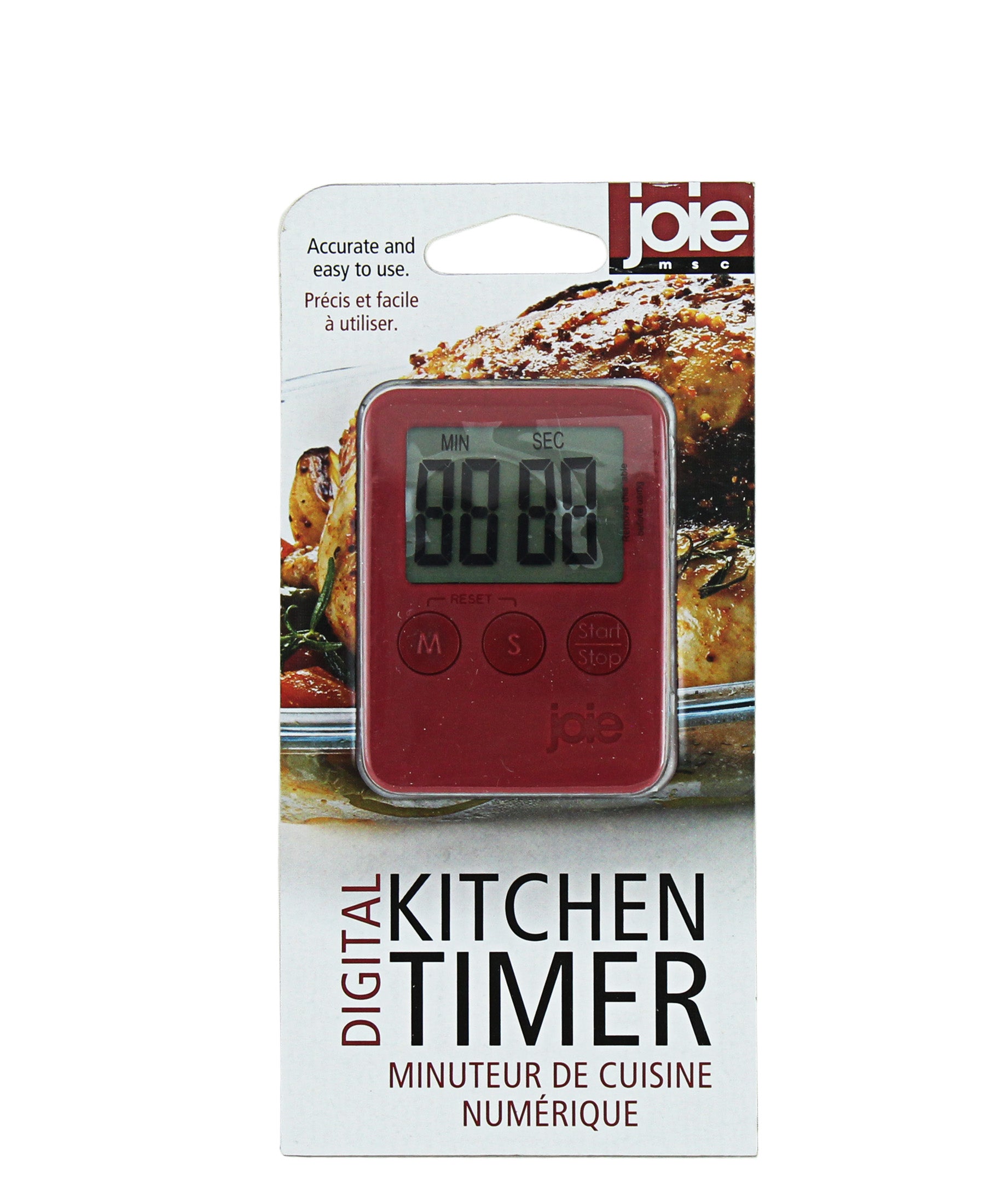 Joie Msc Digital Kitchen Timer - Red
