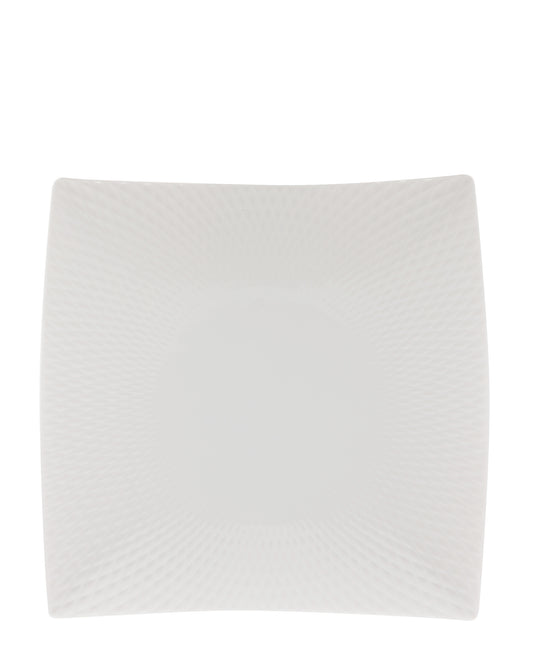 White Basics Diamonds Square Side Plate 12.5cm