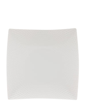 White Basics Diamonds Square Side Plate 12.5cm
