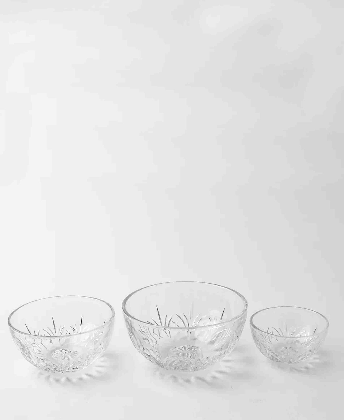 Jenna Clifford 3 Piece Paris Bowl Set - Clear