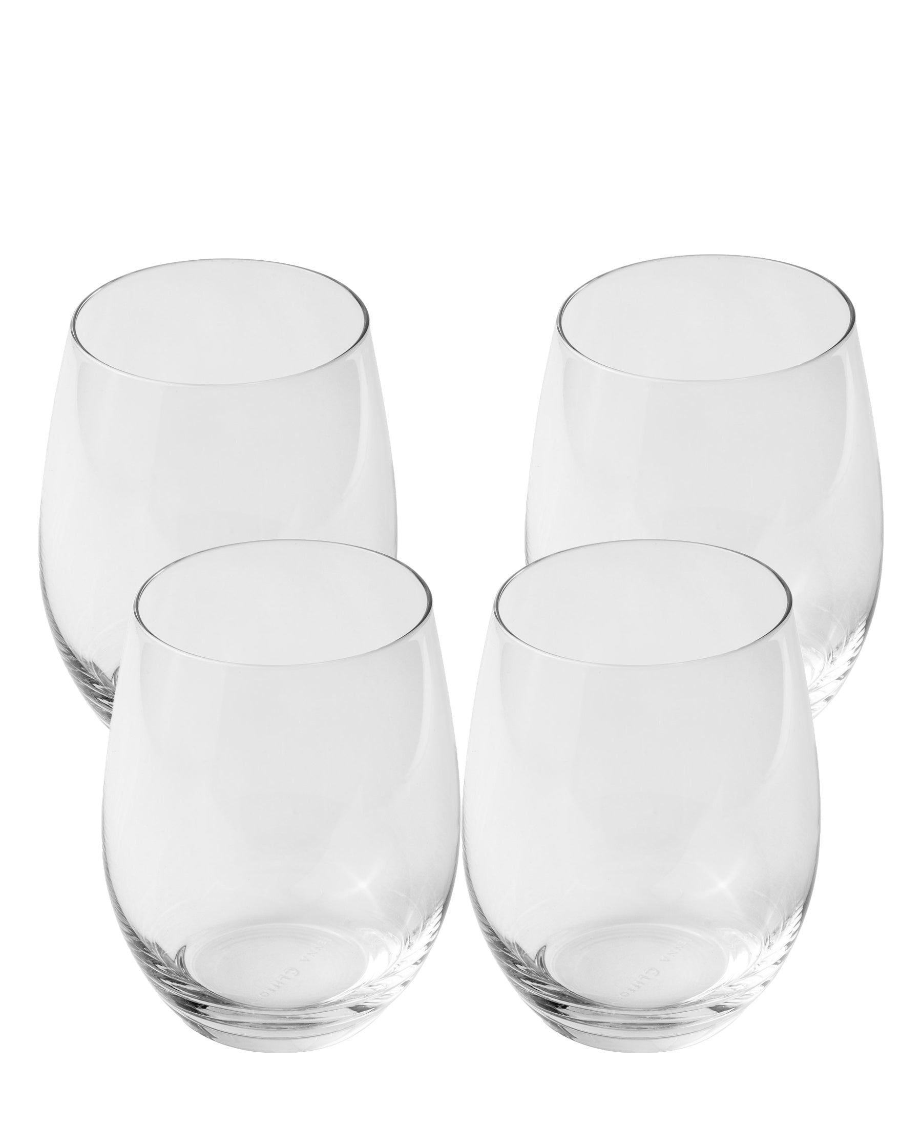 Jenna Clifford 4 Piece Tumbler 450ml - Clear – The Culinarium