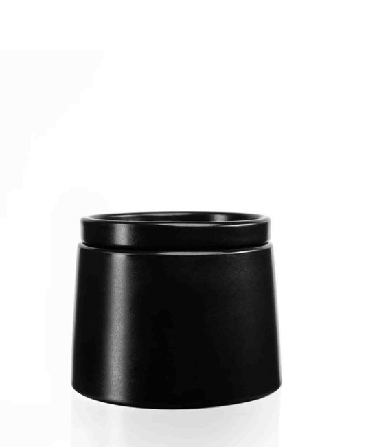 Jenna Clifford Flat Stackable Sugar Pot - Black