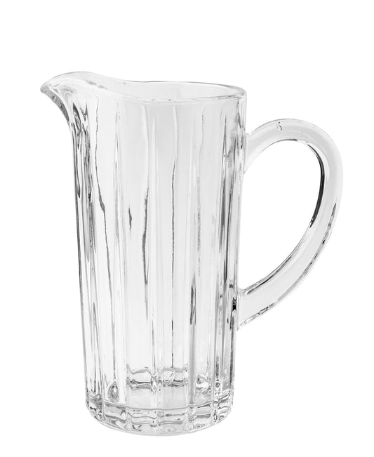 Jenna Clifford Hand Pressed 1250ml Jug - Clear